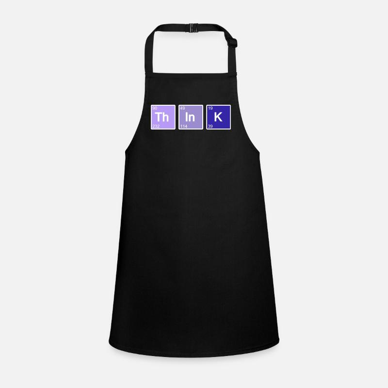 Think (blue) Children's Apron
