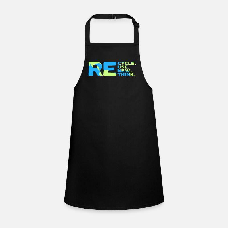 ReCycle ReUse ReNew ReThink Children's Apron