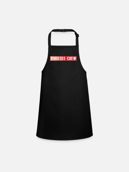 North Sea Crew - Children's Apron - black - Front