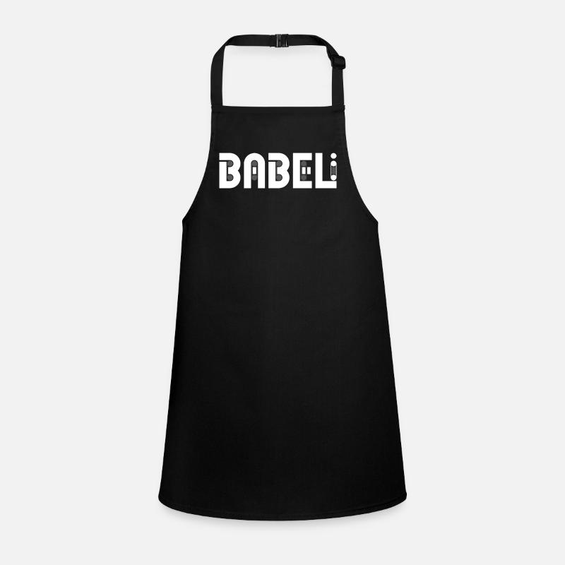 Babeli Logo BLANC Tablier Enfant