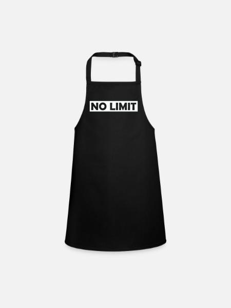 no_limit - Tablier Enfant - noir - Devant