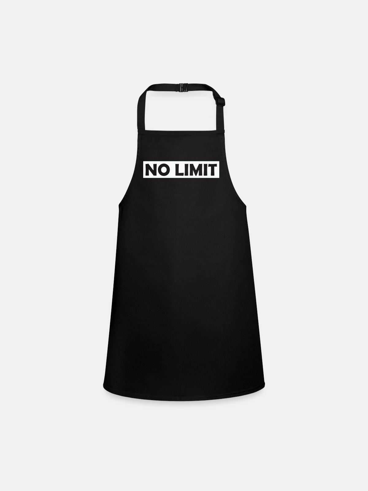 no_limit - Tablier Enfant - noir - Devant