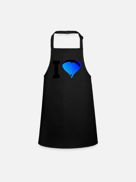 Paragliding Paragliding Men's Paragliders - Children's Apron - black - Front