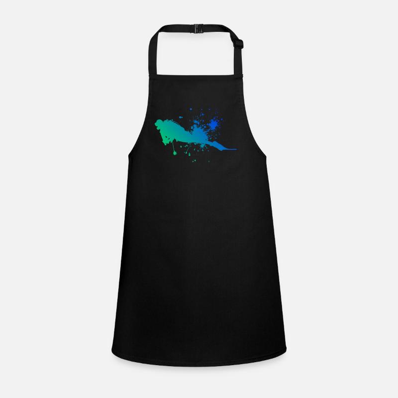 Scuba Diver Scuba Diving Diver Scuba Diver Tablier Enfant
