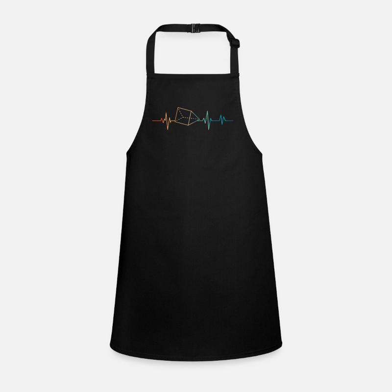 Retro Heartbeat Prism Children's Apron