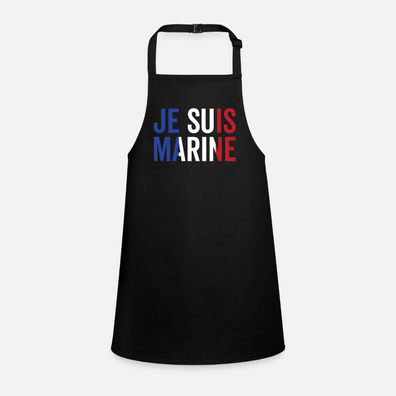 Ich bin Marine Schürze für Kinder