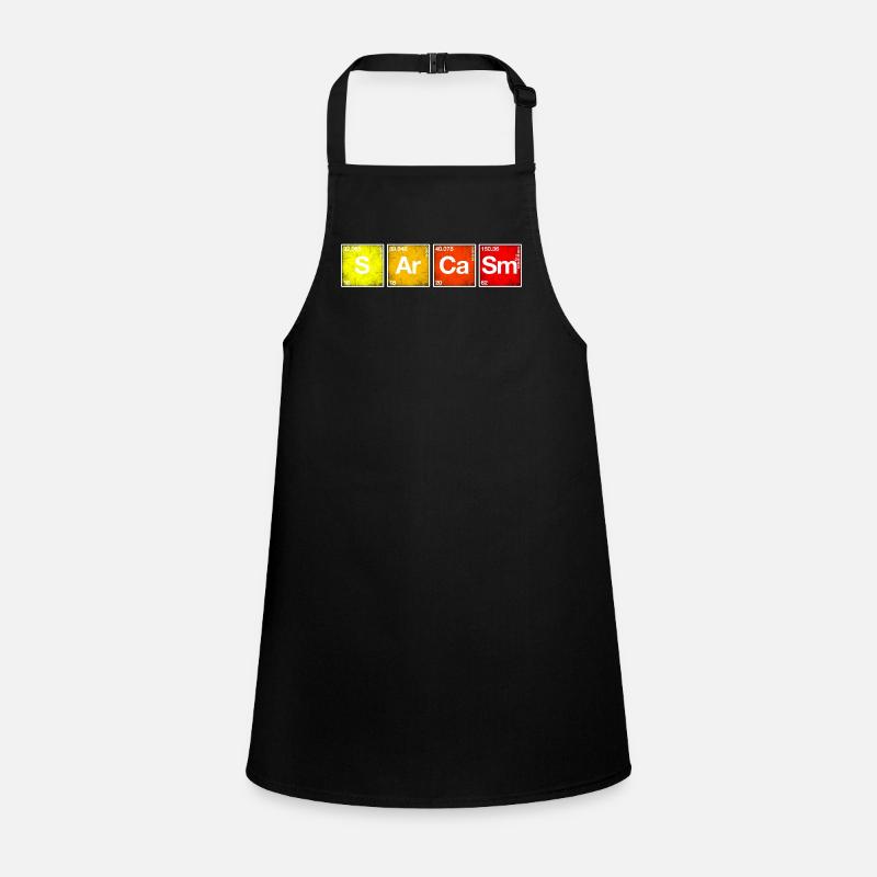 Sarcasm Periodic table of the elements PSE chemistry Children's Apron
