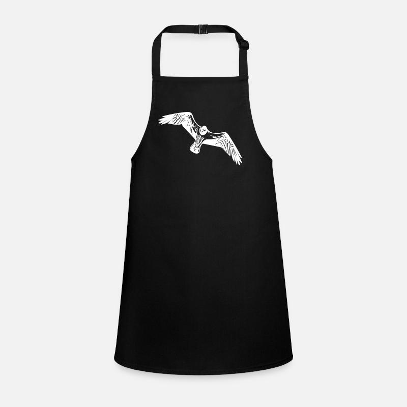 Mouette vintage en vol Tablier Enfant