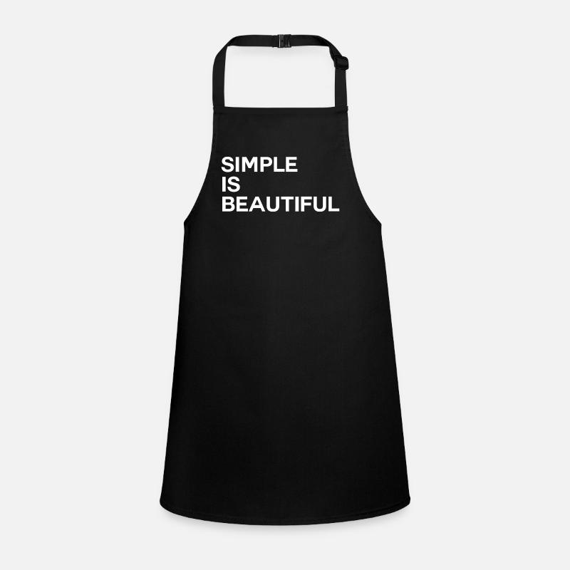 Simple Is Beautiful Children's Apron