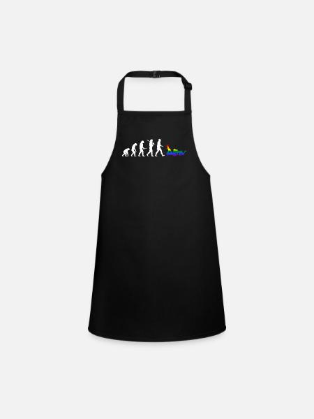 Gay Evolutio Women - EN - Children's Apron - black