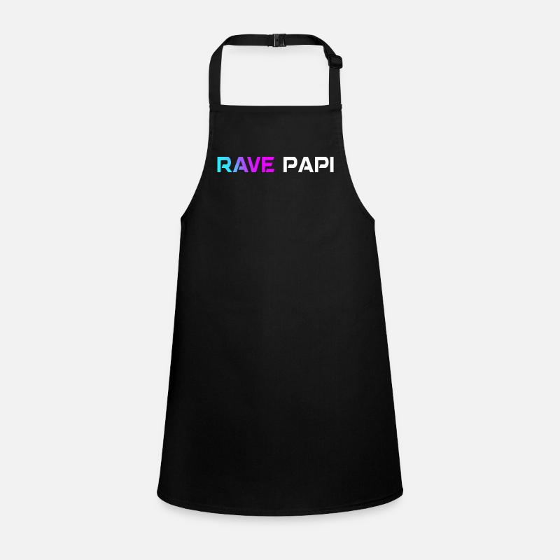Techno House Electro Festival Hardstyle Rave Dad Children's Apron