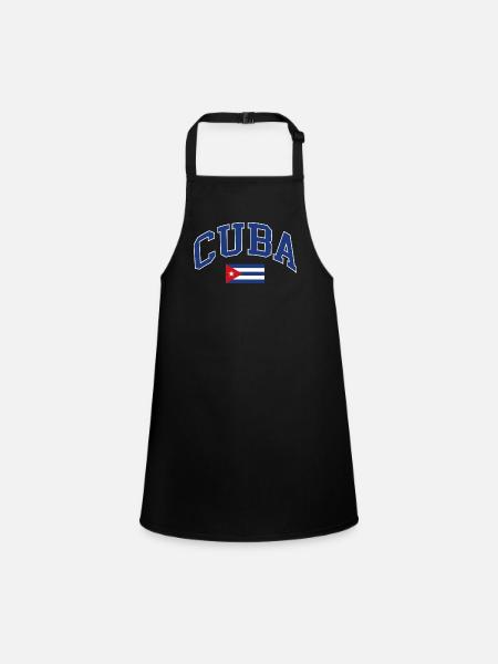 Cuba - Tablier Enfant - noir - Devant