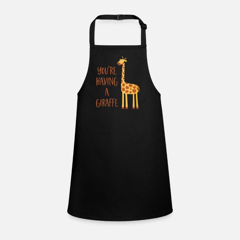 Giraffe - Having a giraffe Children's Apron