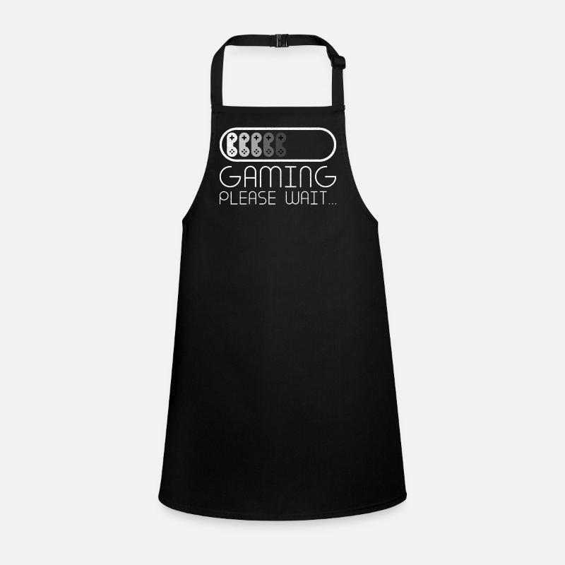 GAMING Please Wait Funny Gamer Loading Recovered Children's Apron
