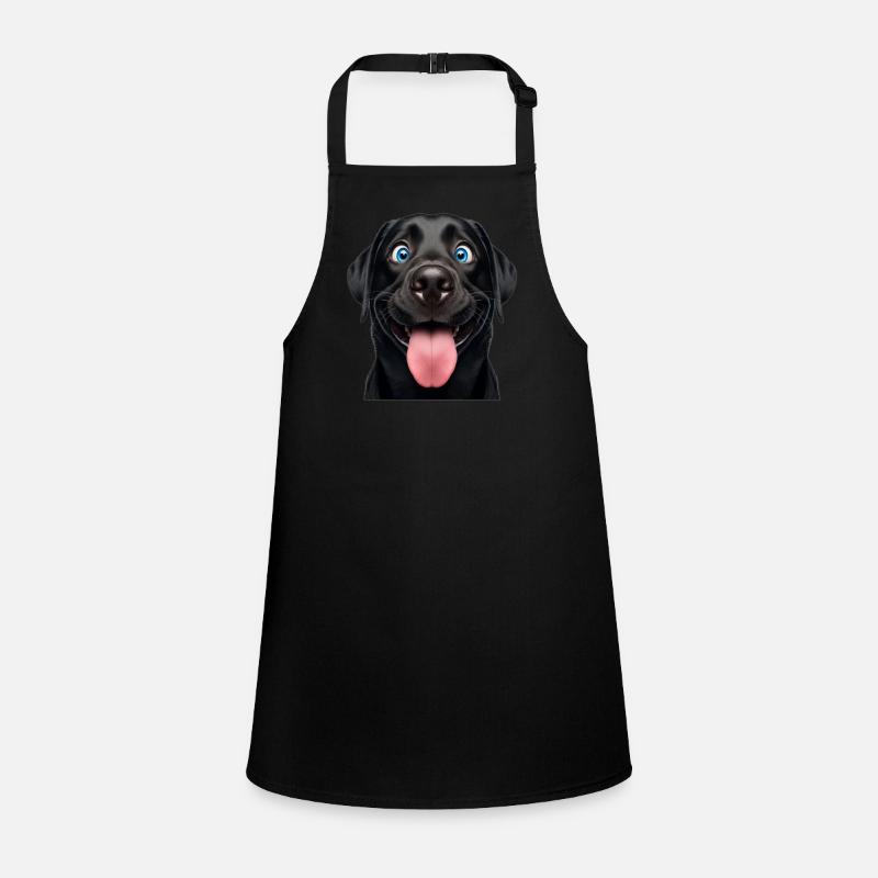 Happy Black Lab Children's Apron
