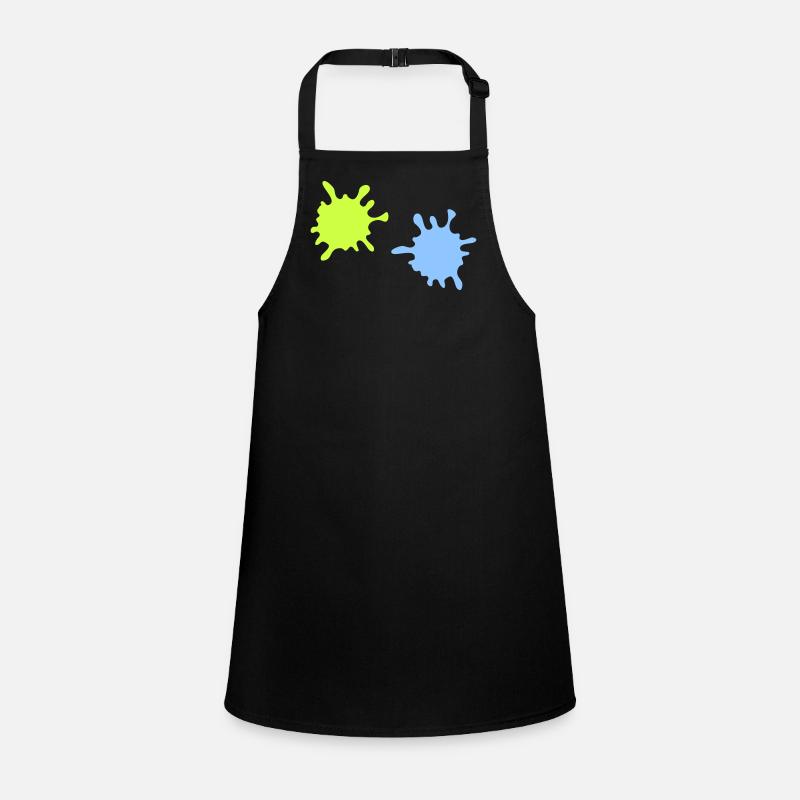 Neon Splash Splatter Children's Apron