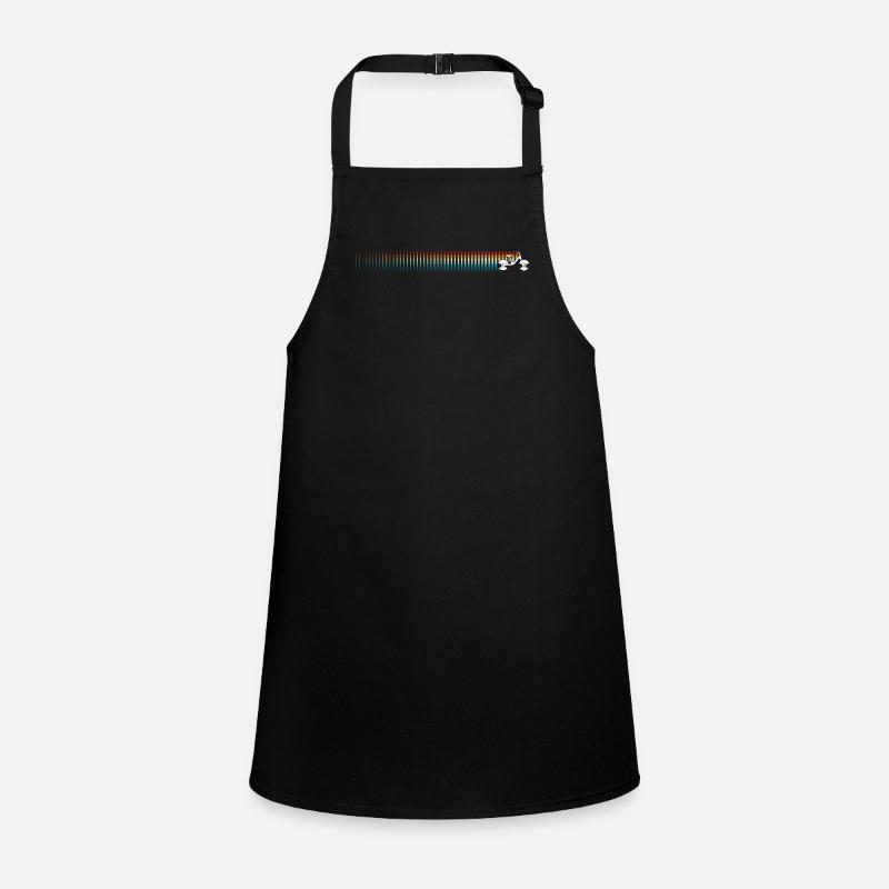 Striped Horizon Silhouette Children's Apron