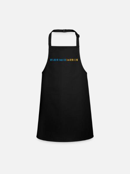 better with a dog - Children's Apron - black - Front