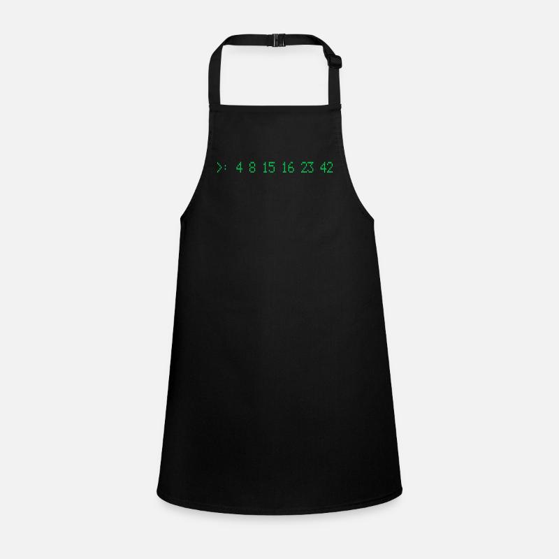 Lost Numbers - Tablier Enfant - noir