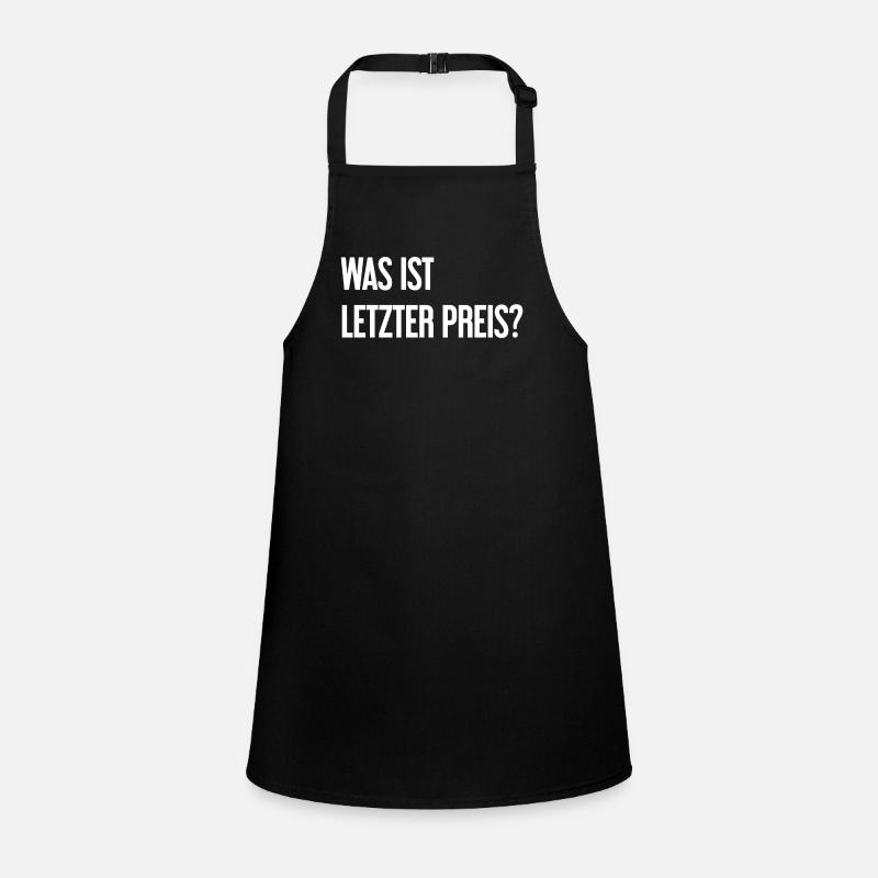 Quel est le dernier prix ? Tablier Enfant