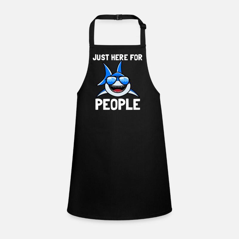 funny shark design Children's Apron