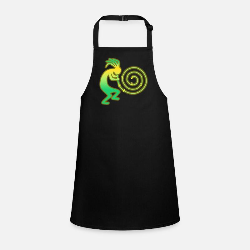kokopelli Spiral Children's Apron