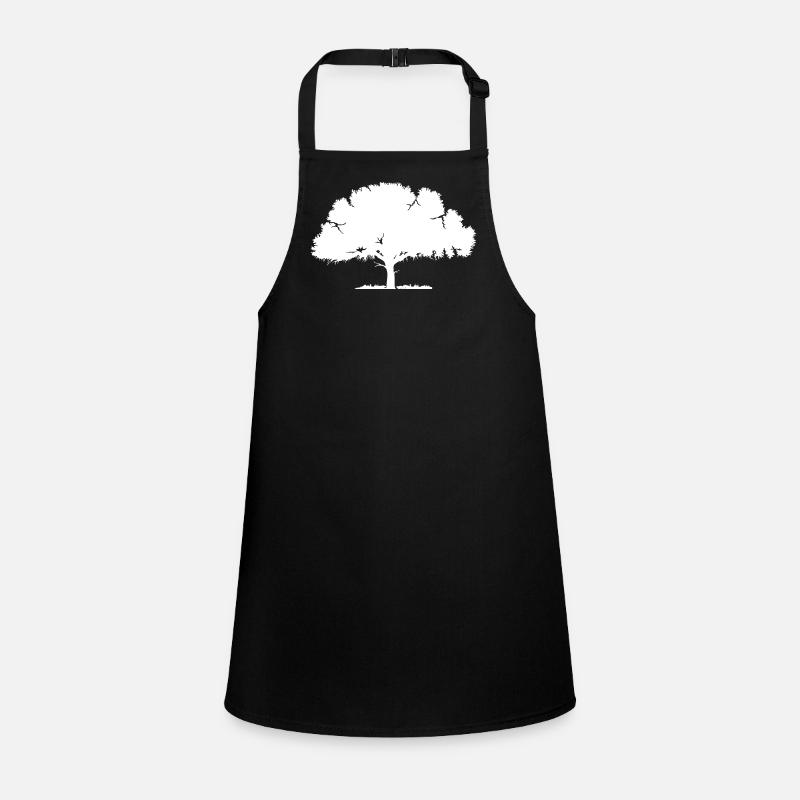 Oak tree forest nature vector illustration icon Children's Apron