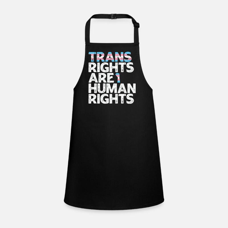 Trans-Rechte sind Menschenrechte Schürze für Kinder