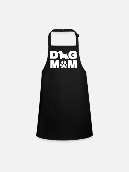 Norfolk Terrier Is Calling Funny Dog Mom - Children's Apron - black - Front