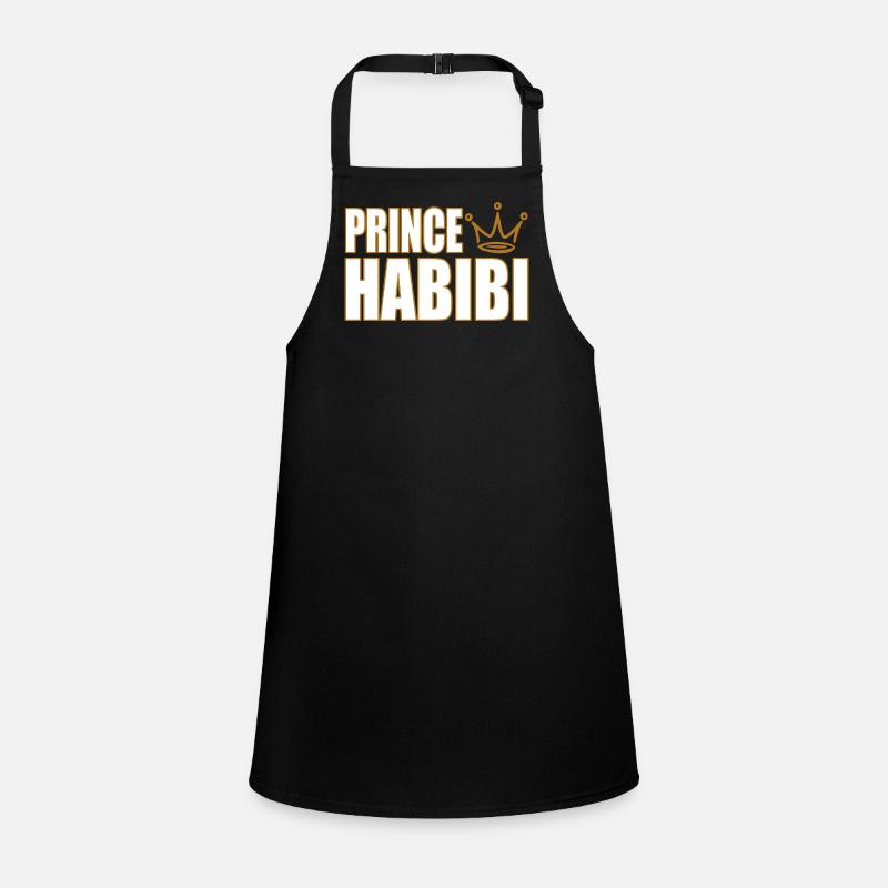 Prince Habibi – Royal Arabic Love Statement Design Children's Apron