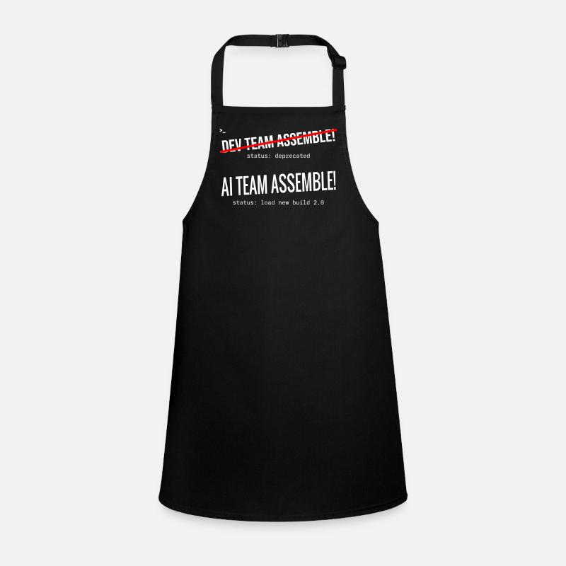 AI Team Assemble – Typography Children's Apron