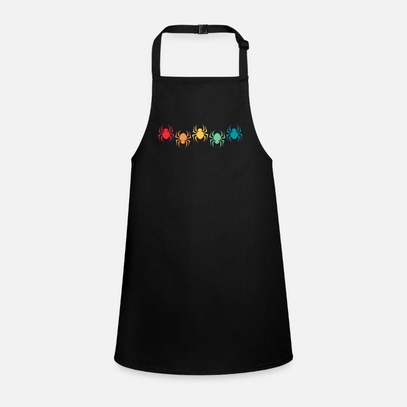 spinne retro arachnoid vogelspinne spinnennetz Schürze für Kinder