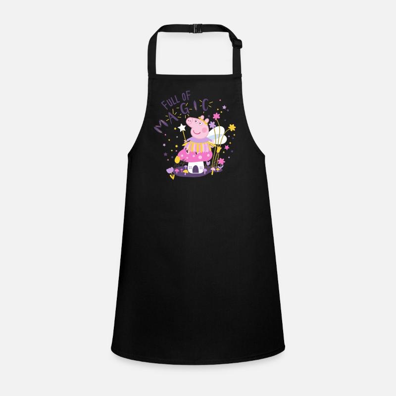 Peppa Pig Monde Magique - Tablier Enfant - noir