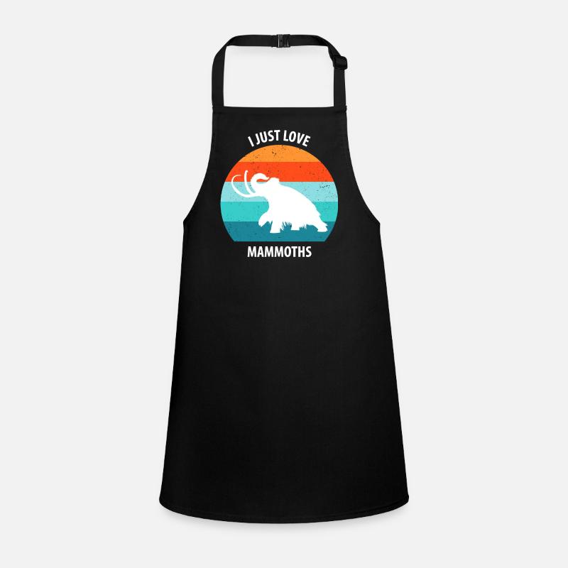 Funny Mammoth Stone Age Ice Age Design Prehistoric Children's Apron