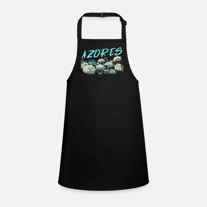 Azores Hydrangea, Blue Hydrangeas Children's Apron