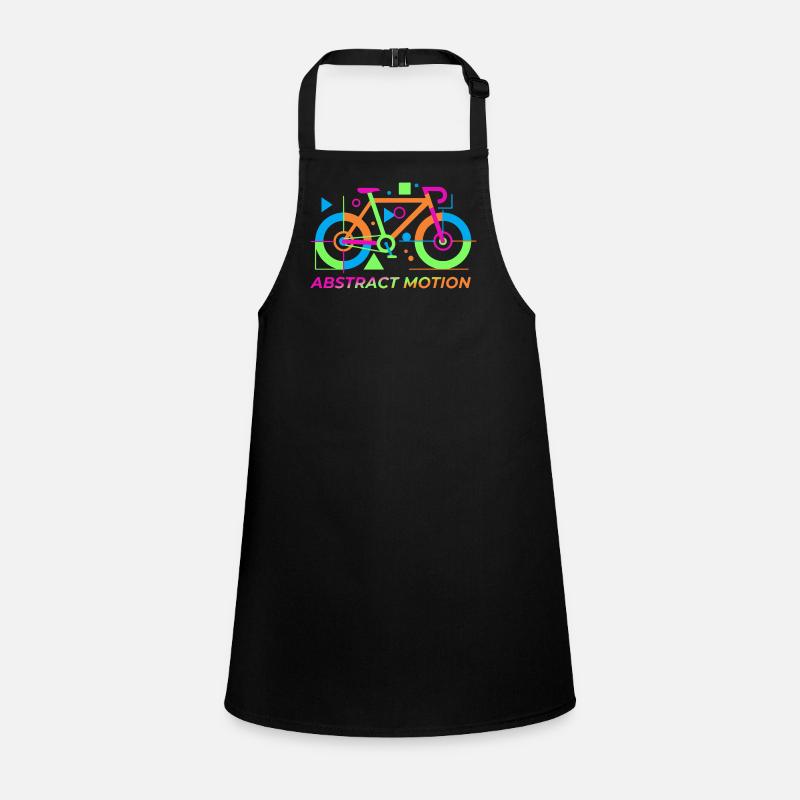 Neon Abstract Bicycle Motion Children's Apron