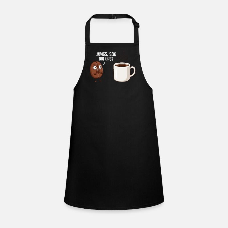 Kaffetrinker Jungs seid ihr das Kaffeebohne Schürze für Kinder