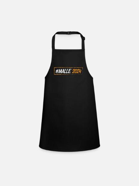 Malle 2024 - Children's Apron - black - Front