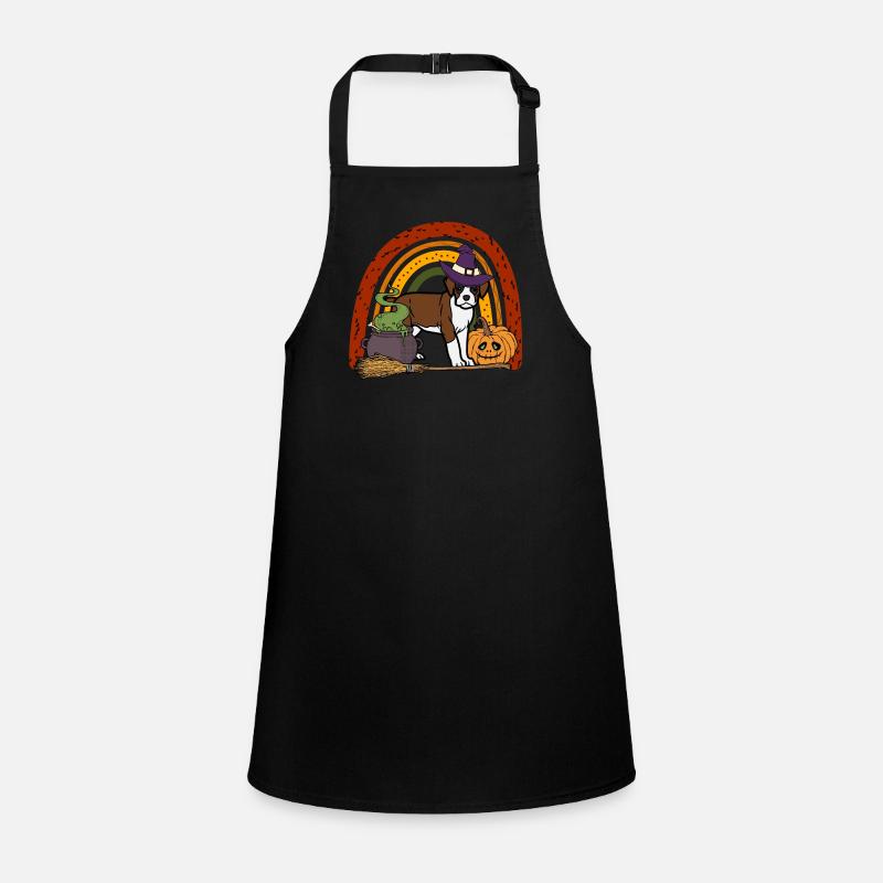 Cute German Boxer Halloween Dog Children's Apron