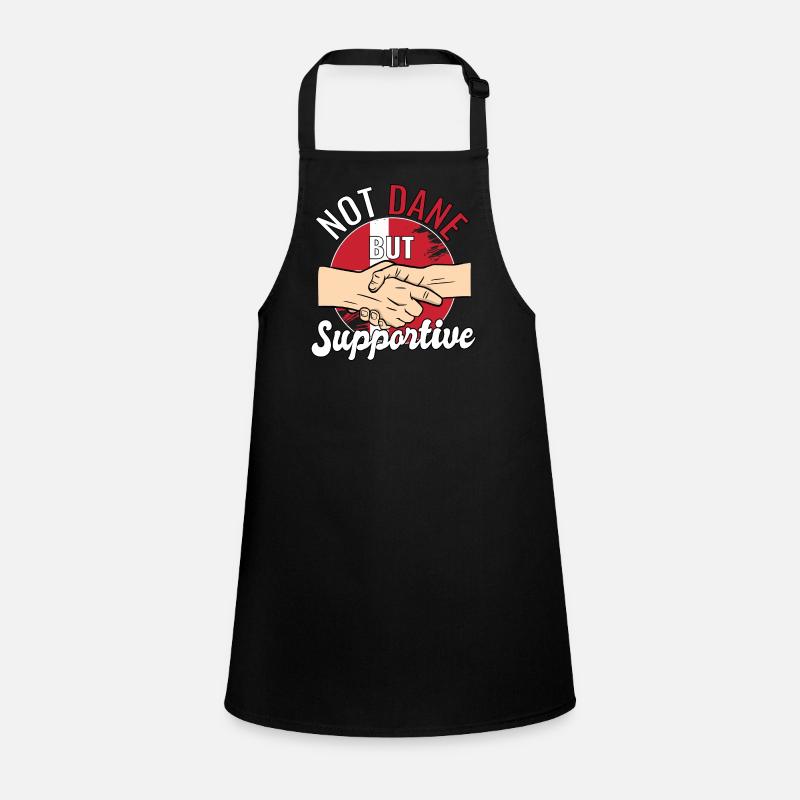 Not Dane But Supportive Country Traveler Denmark Children's Apron