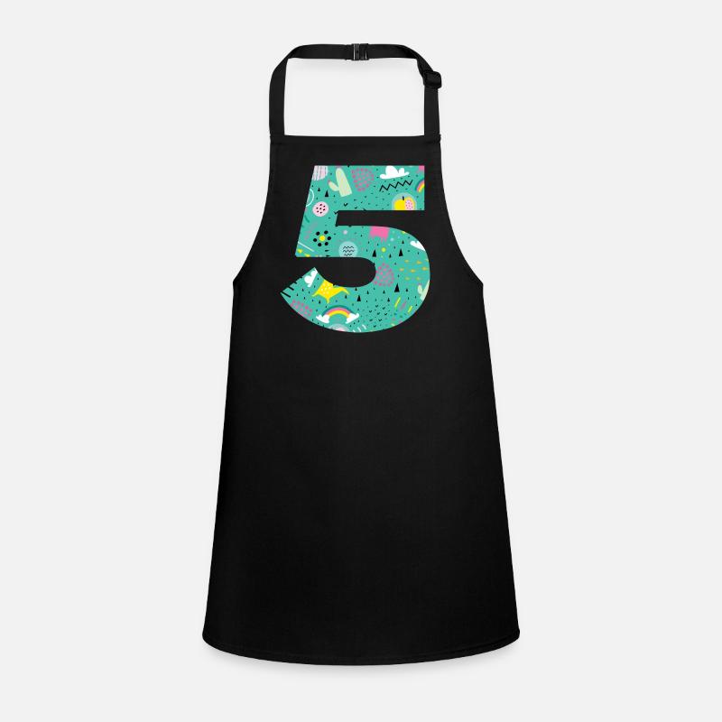 Personalized Birthday Number 5 Children's Apron