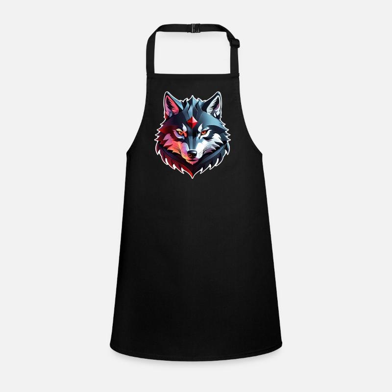Wolf Tattoo Children's Apron
