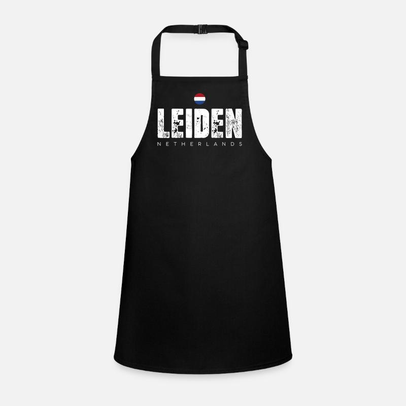 Leiden City Distressed Print Schürze für Kinder