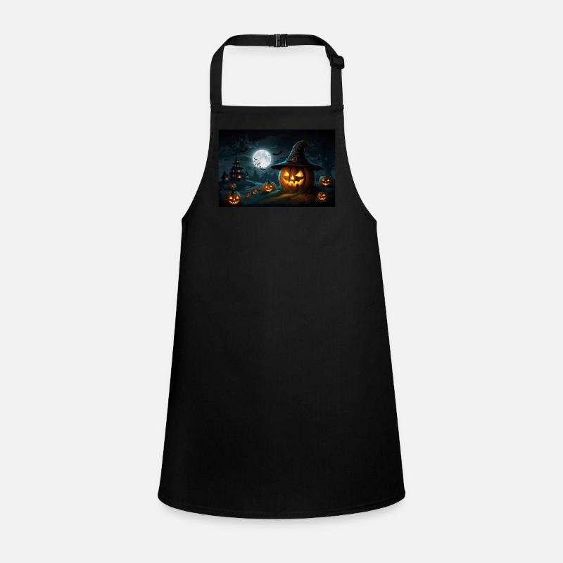 Blitzkürbis Halloween Schürze für Kinder