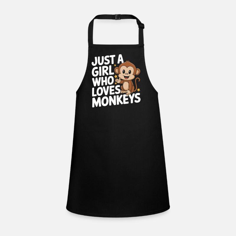 Monkey Monkey Animal Gorilla Chimpanzee Children's Apron