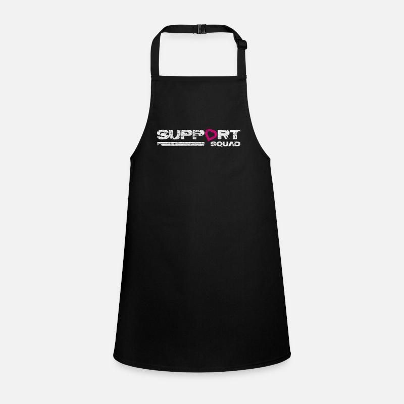 Support squad. Breast cancer awareness. Children's Apron