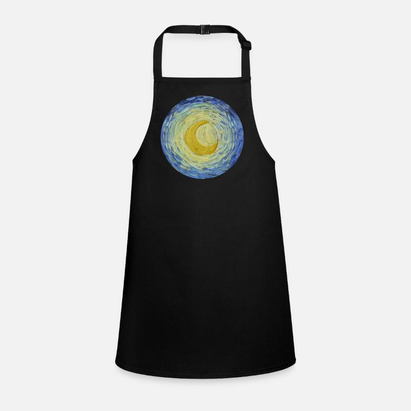 Lune Vincent van Gogh Starry Night Starry Night Tablier Enfant