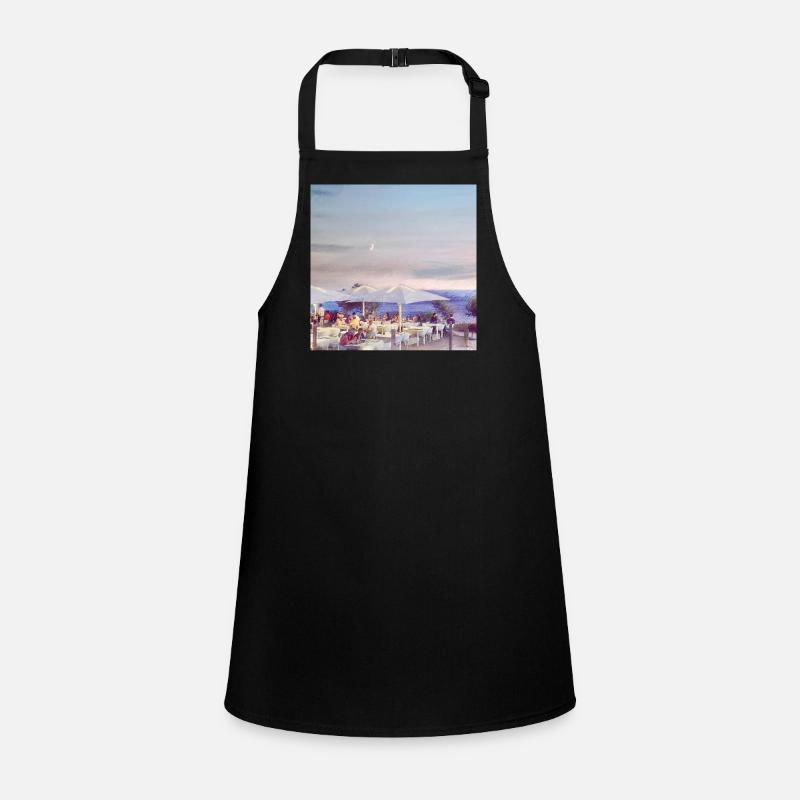 Tuscany beach bar Children's Apron