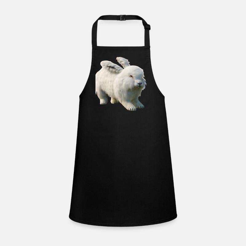 Fluffy Angora rabbit Children's Apron