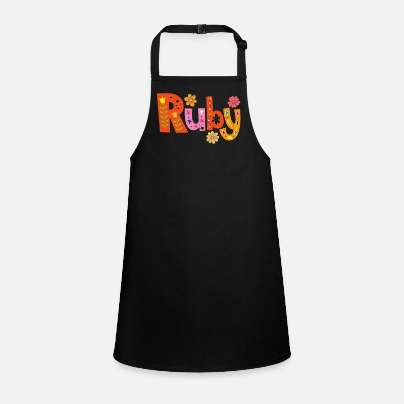 Personalized Ruby Name Children's Apron